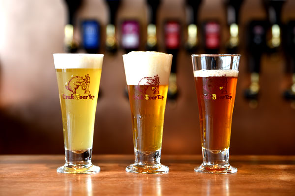 美肌フードのあるビアホール『クラフトビールタップ』が銀座にオープン！ 日本初上陸の樽生IPAがうまいぞ