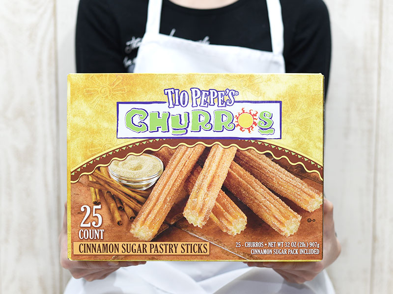 コストコの25本冷凍チュロス ティオ ペペズ はカリカリ モチモチ食感の常備向けおやつ Mitok ミトク