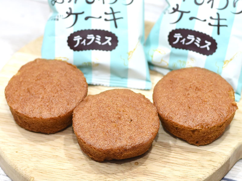 業務スーパーの95円 ふんわりケーキ ティラミス はほぼコーヒー味のめちゃ軽おやつ Mitok ミトク