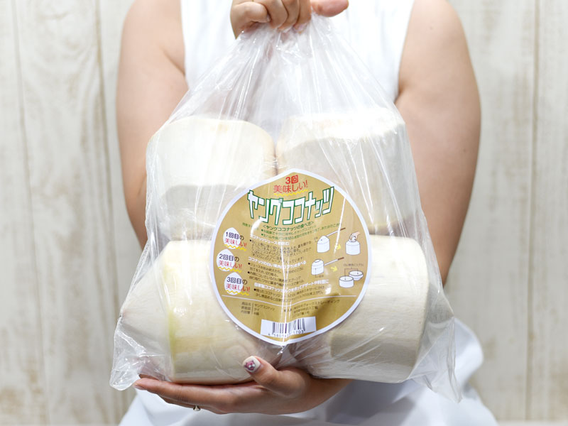 コストコの椰子の実まるごと『ヤングココナッツ』で天然ジュース＆果肉を楽しむ - mitok（ミトク）