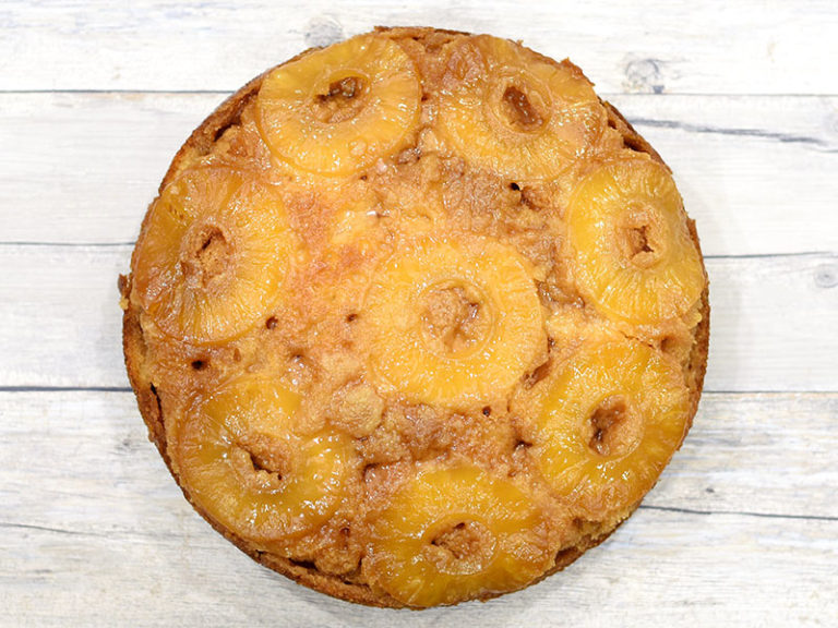 パイナップルアップサイドダウンケーキスラッシーのレシピ