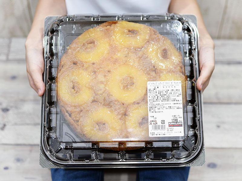 コストコの重量級スイーツ パイナップルアップサイドダウンケーキ は意外と旨み系 Mitok ミトク