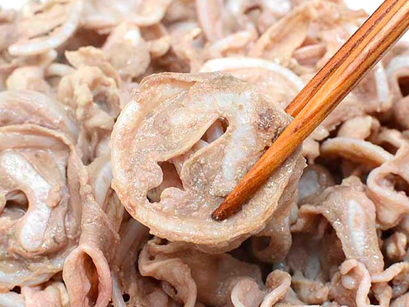 業務スーパーにある1kg 国産豚喉軟骨スライス はコリコリ肉が好きなら試しておきたい Mitok ミトク