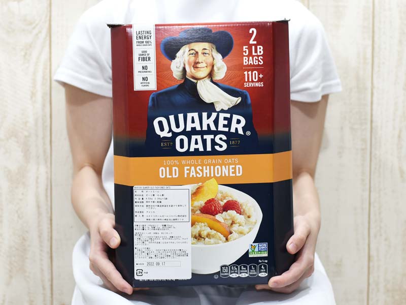 経典 クエーカー オールドファッション オートミール 1.2kg 3個 QUAKER オーツ麦 大容量 えん麦 燕麦 オーストラリア産 ダイエット  穀物100% シリアル フレーク 全粒 あす楽 送料無料