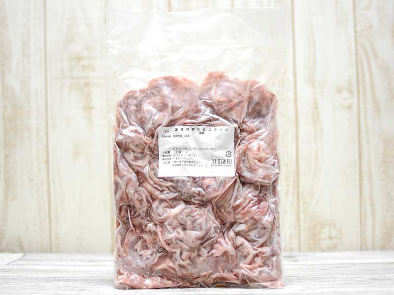 業務スーパーにある1kg『国産豚喉軟骨スライス』はコリコリ肉が好きなら試しておきたい