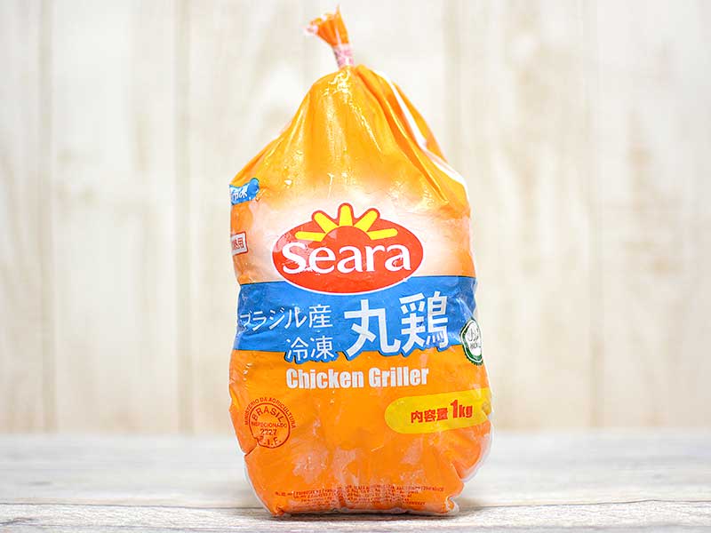 業務スーパーにある『SEARA 冷凍丸鶏』は1羽まるごとチキンをお手頃価格で欲しいときにおすすめ