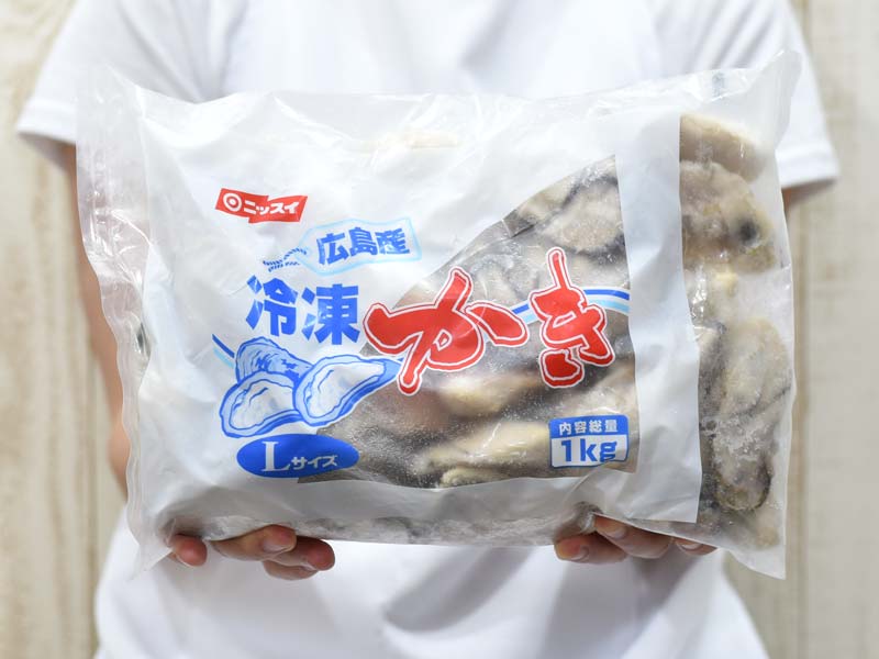 コストコにある『広島産冷凍かき Lサイズ（1kg）』はどう？ 旨み・大きさ・食べ方をチェックしてみた mitok（ミトク）