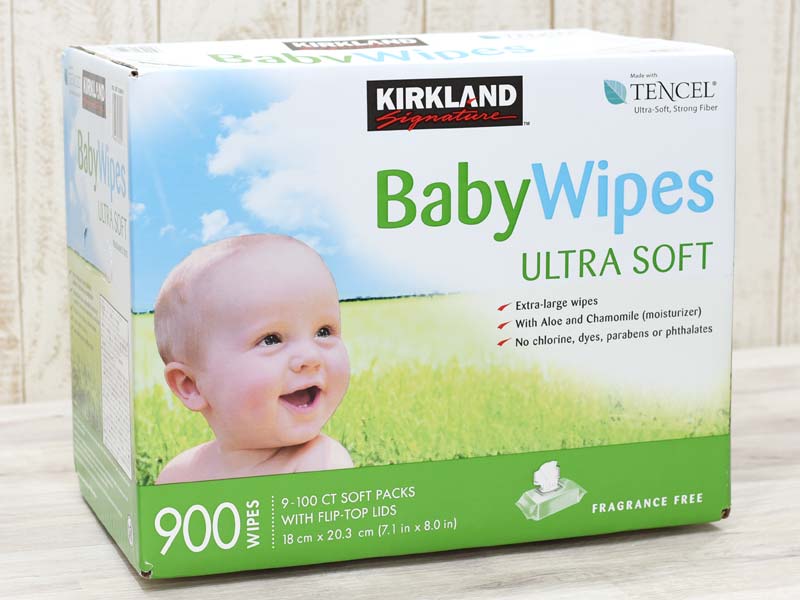 コストコのPB商品『赤ちゃん用おしりふき 900枚入』は部屋のお掃除用ウェットタオルとして調達するのもアリ