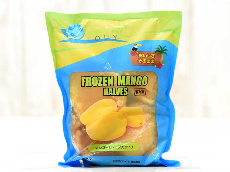 業務スーパーの冷凍フルーツ『マンゴー（ハーフカット）』は大丈夫なの？ 甘み・食感・食べ方をチェックしてみた