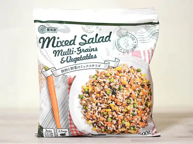 業務スーパーの『穀物と野菜のミックスサラダ』はヘルシー食材を求める人にぴったり？ 種類・風味・食べ方をチェックしてみた