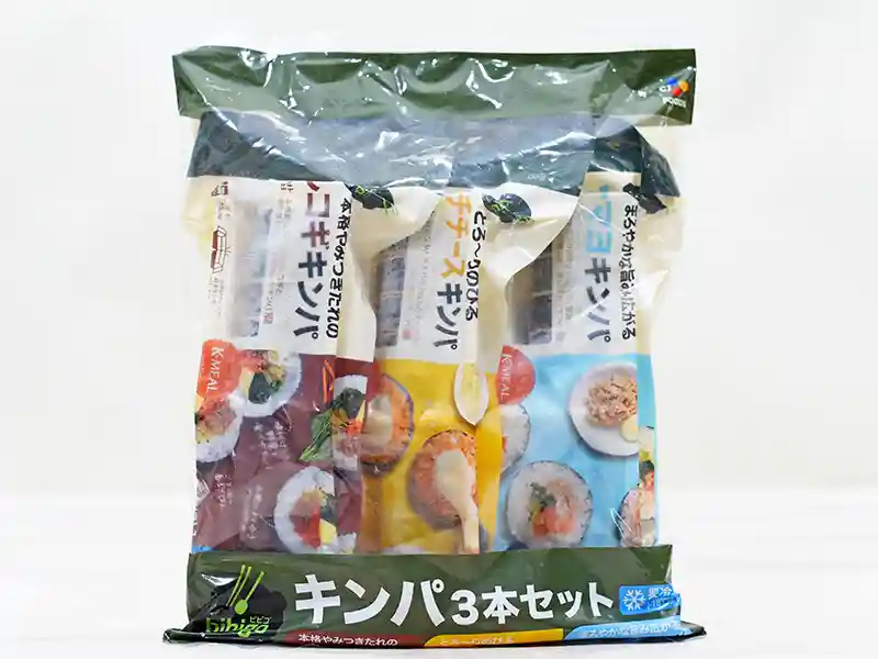 コストコの『ビビゴ キンパ 3本セット』は満腹めし？ 韓国海苔巻きの各味＆食べごたえをチェックしてみた
