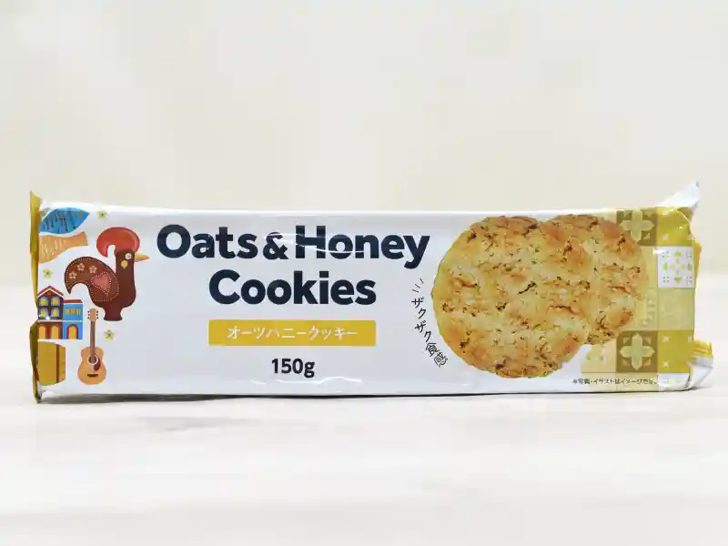 業務スーパーの『オーツハニークッキー』は意外な良銘柄かも　甘みと食感がだいぶやさしい