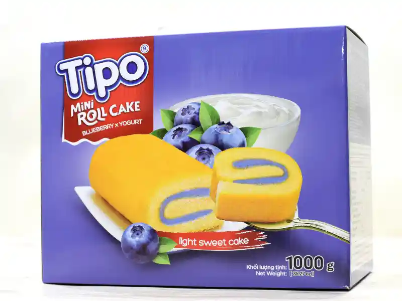 コストコの『Tipo ミニロールケーキ ブルーベリーヨーグルト』は買ってOK？ 1kgボックスの味わい・食べやすさを確認してみた